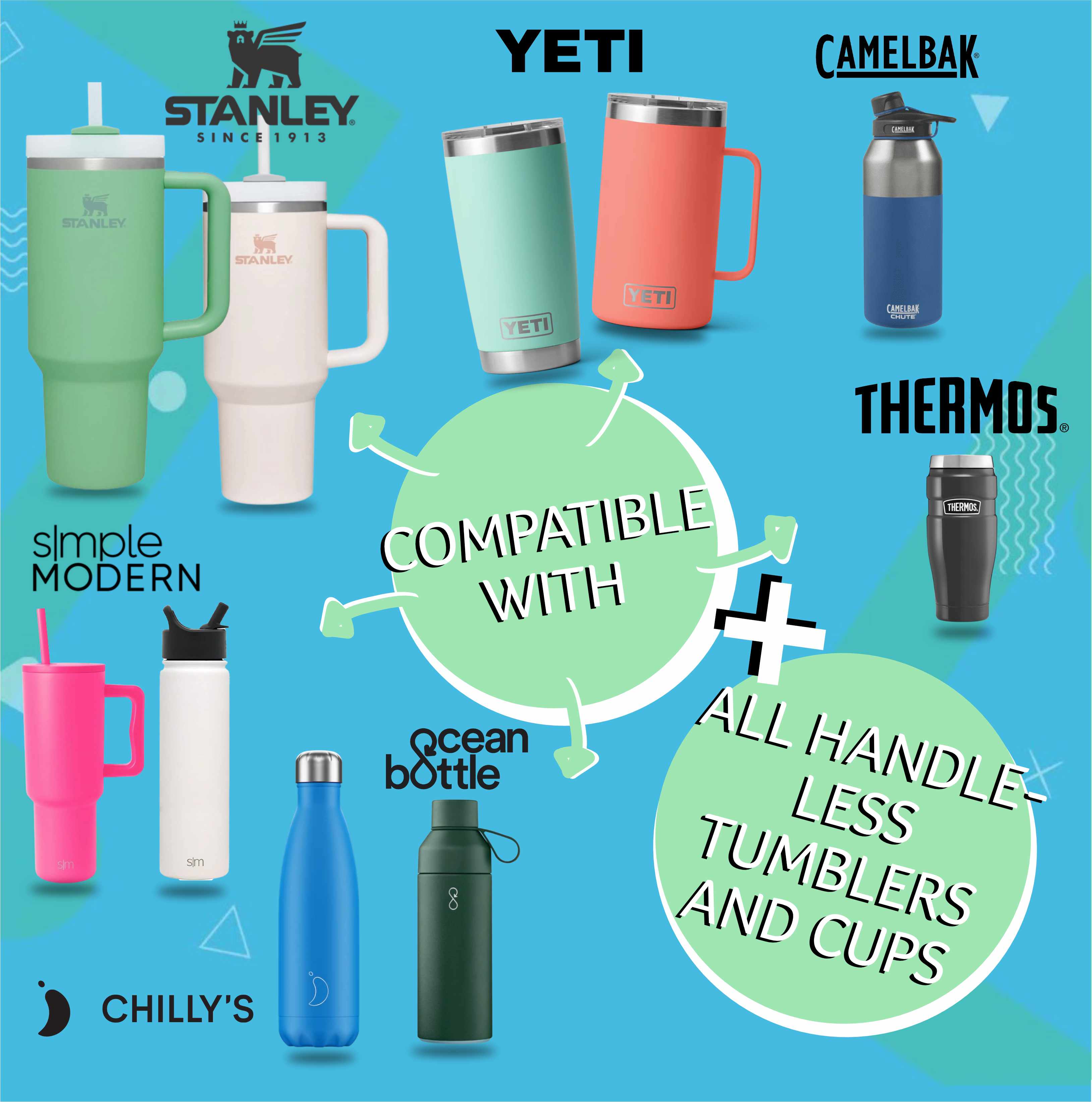 Bottle Sling Bottle strap Bottle carrier Stanley Sling Stanley Carrier Stanley Sling Stanley Accessory Stanley mug accessory Stanley Bottle accessory Yeti Mug accessory Yeti mug carrier